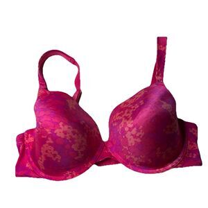 Lilyette Bra T-Shirt Bra 0812 Everyday Lift and Sculpt Lined Underwire Bra 40D